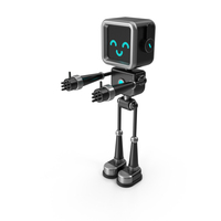 Black Robot Hug PNG & PSD Images