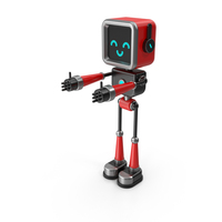 Black & Red Robot Hug PNG & PSD Images
