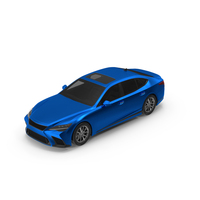Sport Sedan Metallic Blue PNG & PSD Images