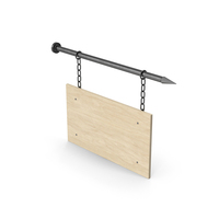 Hanging Wood Board PNG & PSD Images