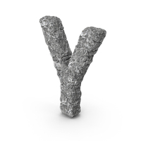 Stone Letter Y PNG & PSD Images