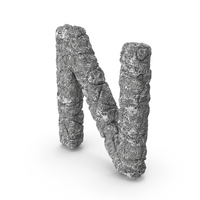 Stone Letter N PNG & PSD Images