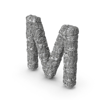 Stone Letter M PNG & PSD Images