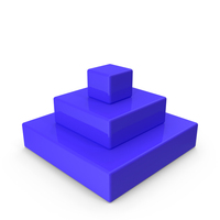 Blue Rectangular Blocks PNG & PSD Images
