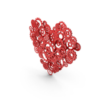Heart Made Of Gears PNG & PSD Images