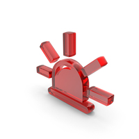 Red Glass Beacon Light Icon PNG & PSD Images