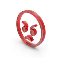 Red Glass Round Angry Face Icon PNG & PSD Images