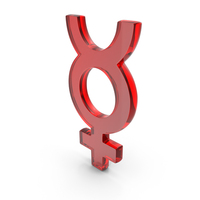 Red Glass Mercury Astrology Icon PNG & PSD Images