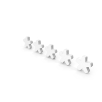 5 Star Password White PNG & PSD Images