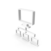 Computer Share Network Web White PNG & PSD Images