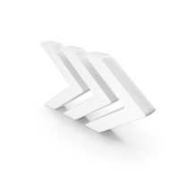 Direction Three Arrow Web White PNG & PSD Images