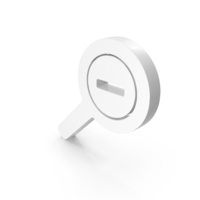 Magnify Search Find Zoom Out White PNG & PSD Images