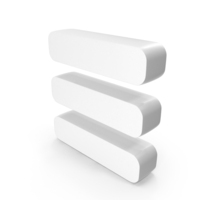 Three Bar Menu White PNG & PSD Images