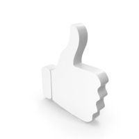 Thumps Up Like White PNG & PSD Images