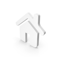 White Home Symbol PNG & PSD Images