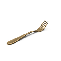 Golden Fork PNG & PSD Images