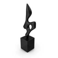 Home Decor Sculpture Wooden Black PNG & PSD Images