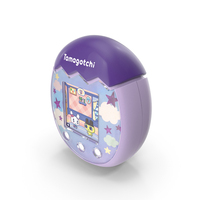 Interactive Pet Tamagotchi Pix Sky Violet PNG & PSD Images