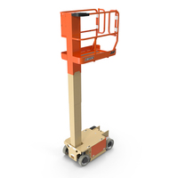 JLG 1230ES Vertical Mast Lift Working Position New PNG & PSD Images