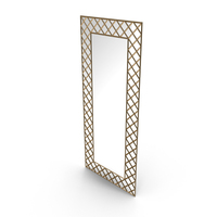 A large Venetian Floor And Wall Mirror In Full Height In A Crystal Mirror Frame PNG & PSD Images