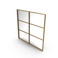 6 Panels Accent Mirror PNG & PSD Images