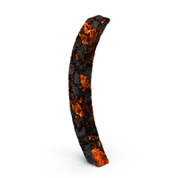 Burnt Parenthesis Symbol PNG & PSD Images