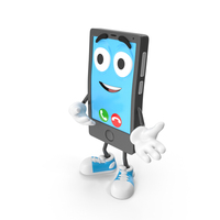 Cartoon Cellphone Presents PNG & PSD Images