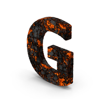 Burnt Letter G PNG & PSD Images