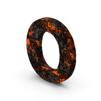 Burnt Letter O PNG & PSD Images