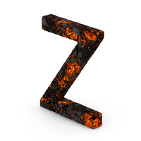 Burnt Letter Z PNG & PSD Images
