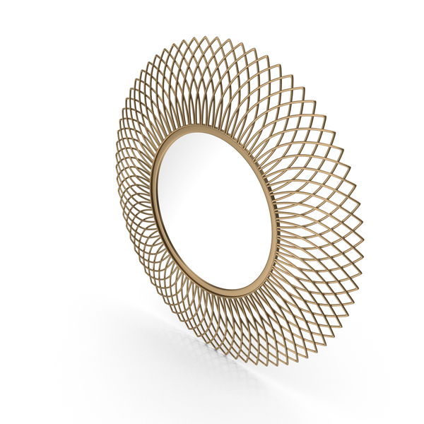 Henninger Metal Glam Accent Mirror PNG & PSD Images