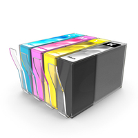 Inkjet Printer Cartridges PNG & PSD Images