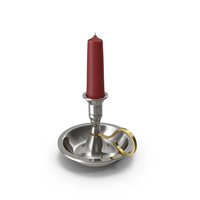 CANDLE HOLDER SILVER PNG & PSD Images