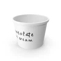 Chocolate Ice Cream Cup Empty PNG & PSD Images
