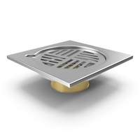 Stainless Shower Drain PNG & PSD Images