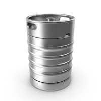 Stainless Steel Beer Keg PNG & PSD Images