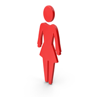 WOMAN SYMBOL RED PNG & PSD Images