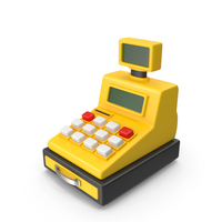 CARTOON CASH REGISTER PNG & PSD Images