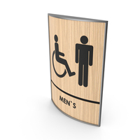 Mens Accessible Restroom Sign PNG & PSD Images