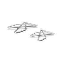 Paper Clip Butterfly Shape Metal PNG & PSD Images
