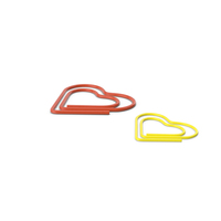 Colored Heart Shape Paper Clips PNG & PSD Images