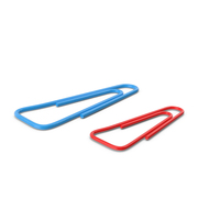 Colored Triangular Shape Paper Clips PNG & PSD Images