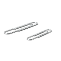 Paper Clip Wavy Shape Metal PNG & PSD Images