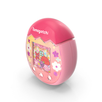 Tamagotchi Pix Floral Pink PNG & PSD Images