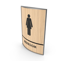 Women Restroom Sign PNG & PSD Images