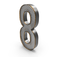 Crystal Number 8 PNG & PSD Images