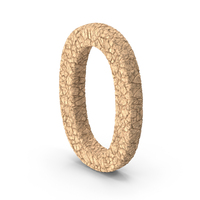 Cracked Mud Number 0 PNG & PSD Images