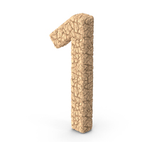 Cracked Mud Number 1 PNG & PSD Images