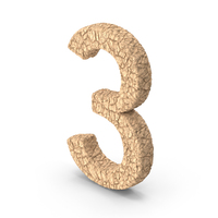 Cracked Mud Number 3 PNG & PSD Images