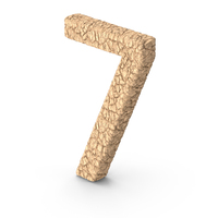 Cracked Mud Number 7 PNG & PSD Images